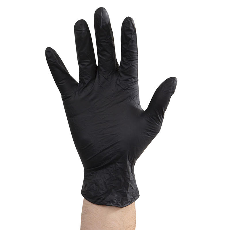 black nitrile gloves