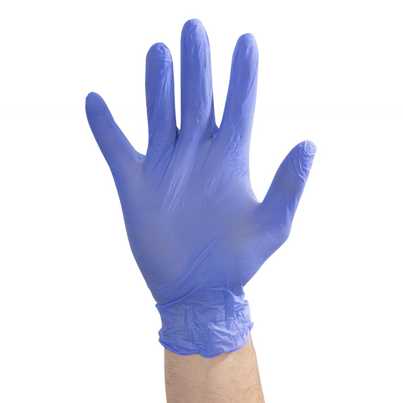 latex free EN374 disposable nitrile gloves