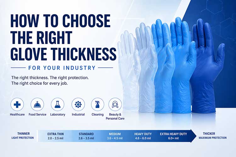 How to Choose the Right Glove Thickness for Your Industry