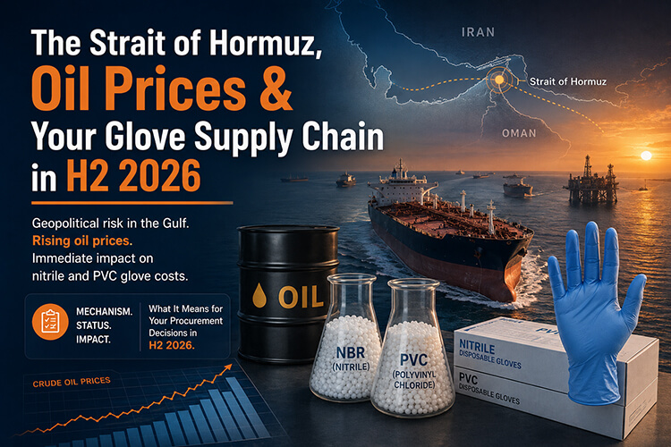 The Strait of Hormuz, Oil Prices & Your Glove Supply Chain in H2 2026