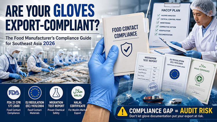 Glove Compliance for Southeast Asia Food Exporters: Vietnam, Indonesia and Thailand Certification Requirements in 2026