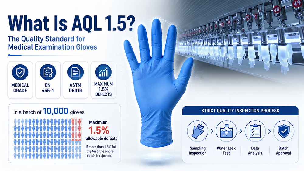 What Is AQL 1.5? A Complete Guide to Disposable Glove Quality Testing and Medical Glove Standards