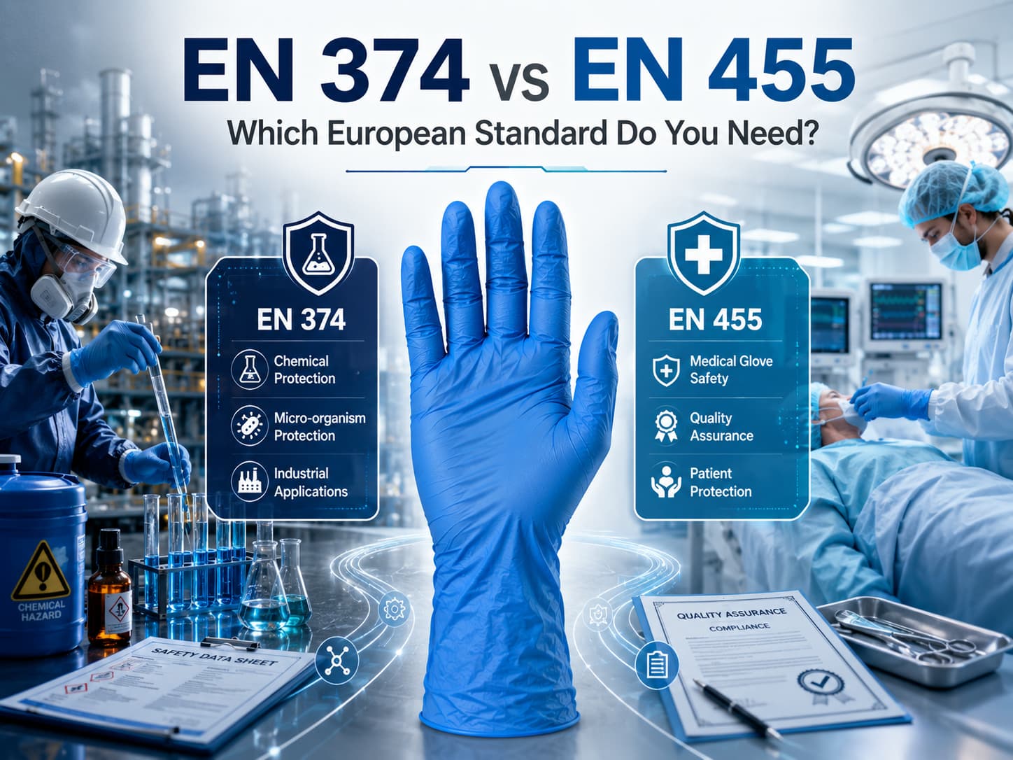 EN 374 vs EN 455: Which European Standard Do You Need?