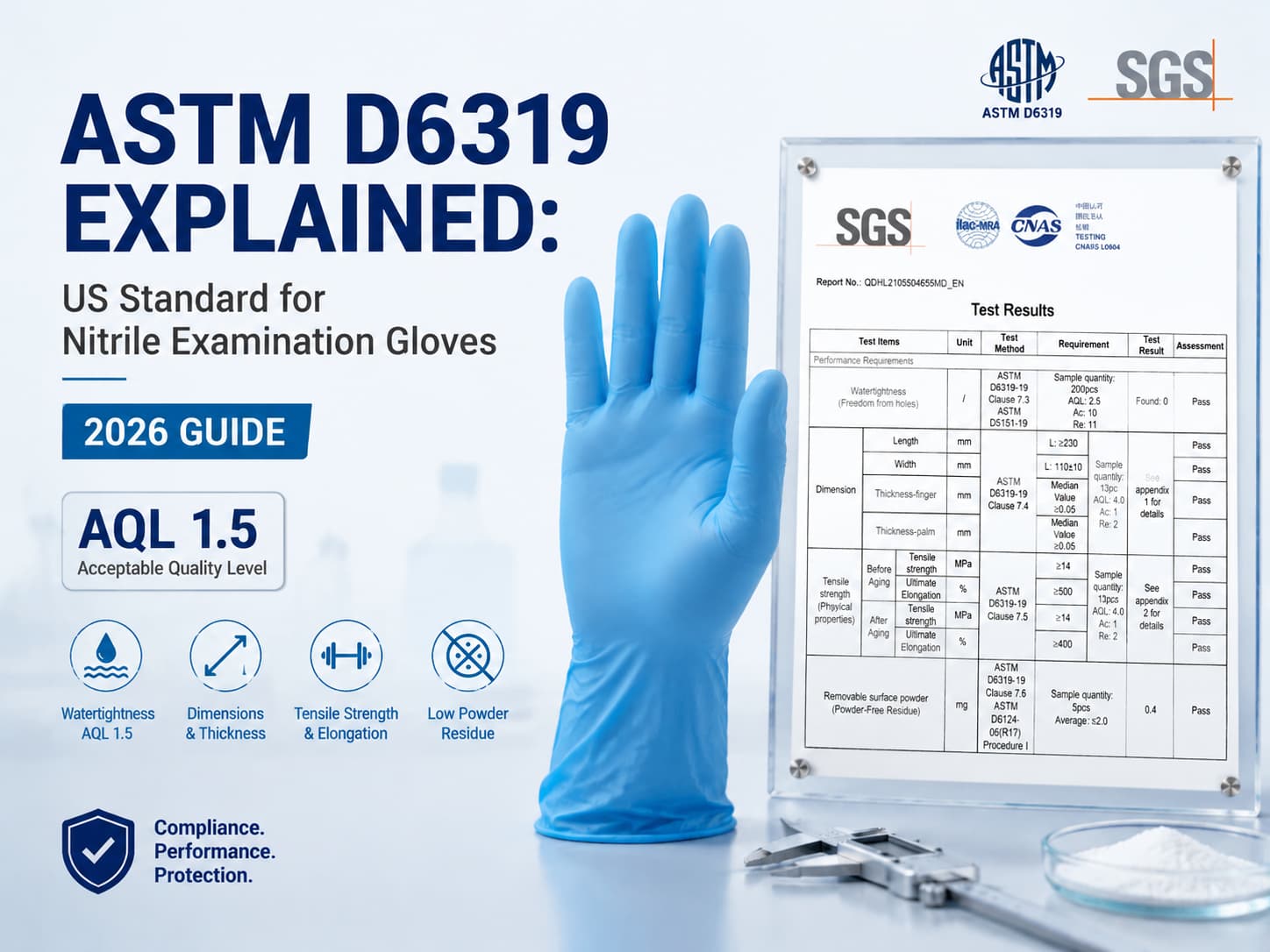 ASTM D6319 Explained: US Standard for Nitrile Examination Gloves (2026 Guide)
