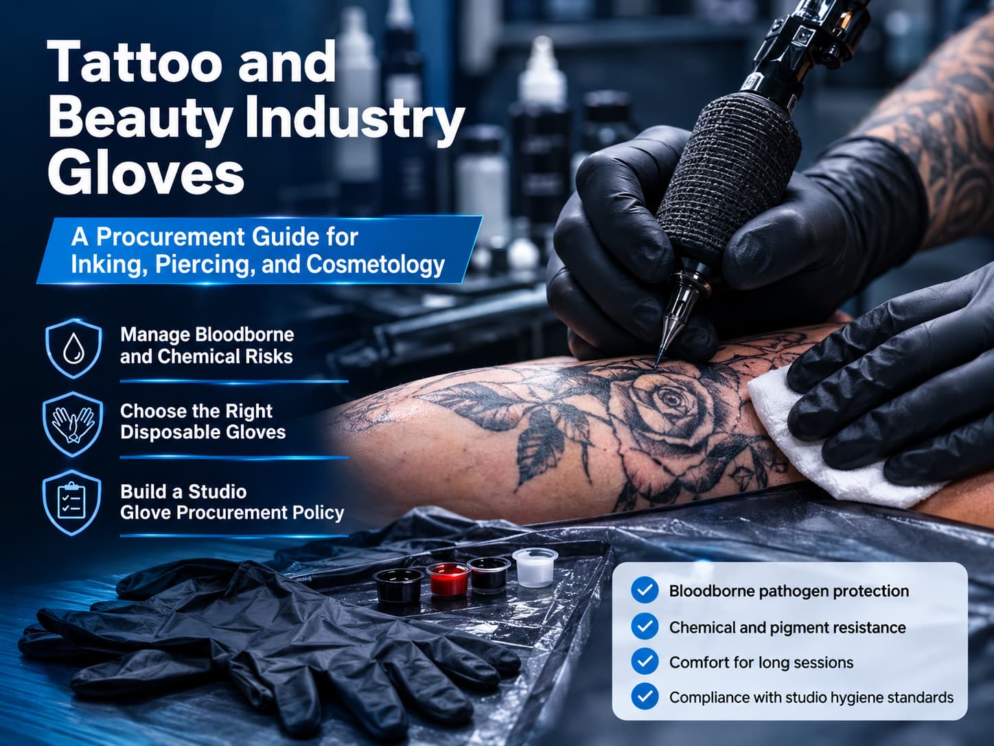 Tattoo and Beauty Industry Gloves - A Procurement Guide for Inking, Piercing, and Cosmetology