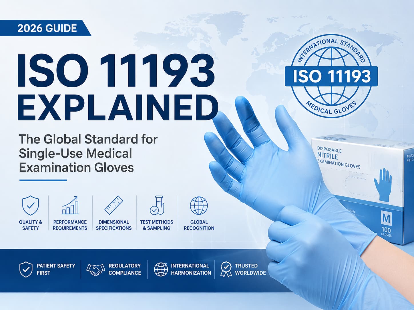 ISO 11193 Explained: The Global Standard for Single-Use Medical Examination Gloves (2026 Guide)